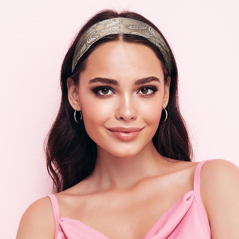 Sumolux Head Hair Scarf for Women Like Satin Silk Scarf Bandana Hair Wrapping Night Large Square Scarves 27.5" - Image 3